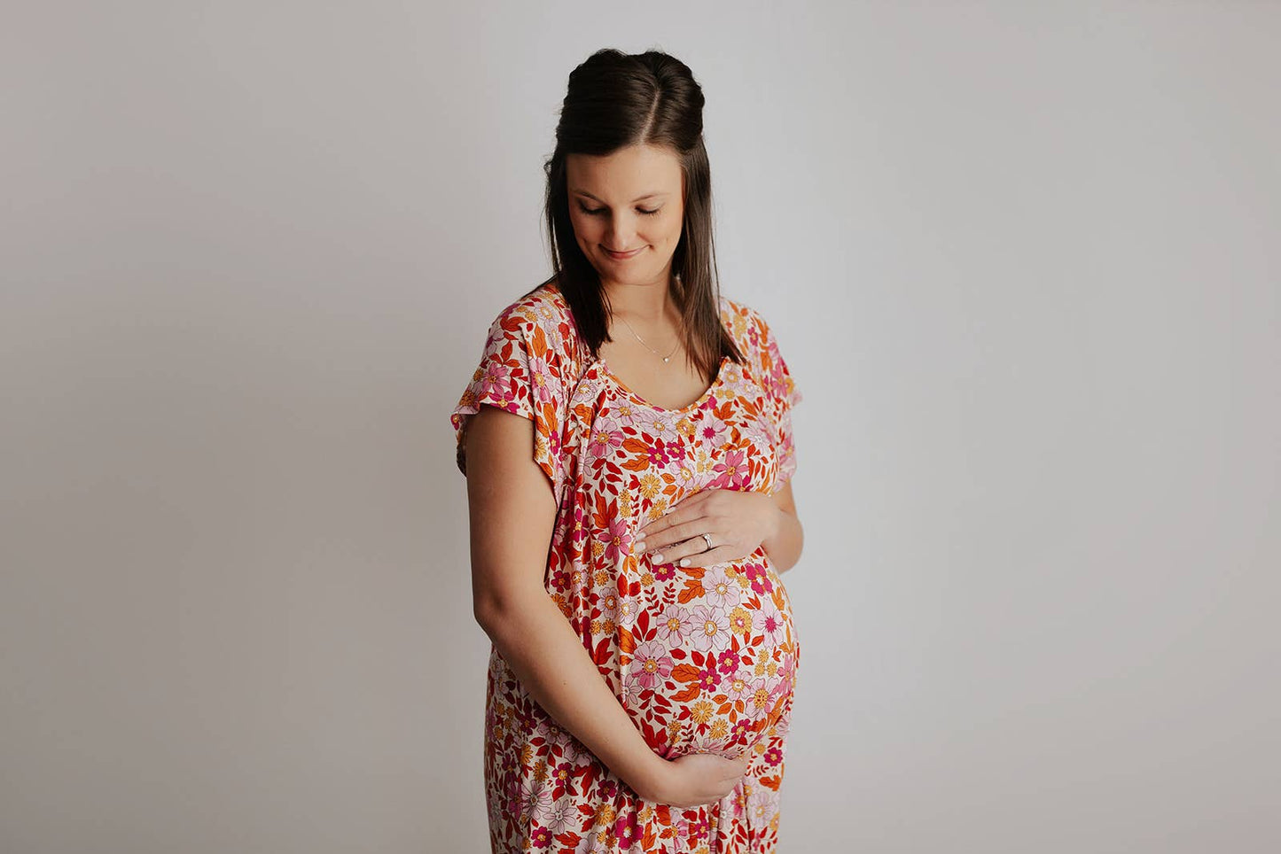 Wild Child Maternity Mommy Labor & Delivery/Nursing Gown