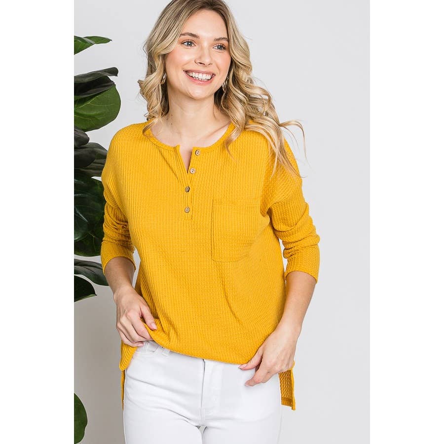Mustard Button top