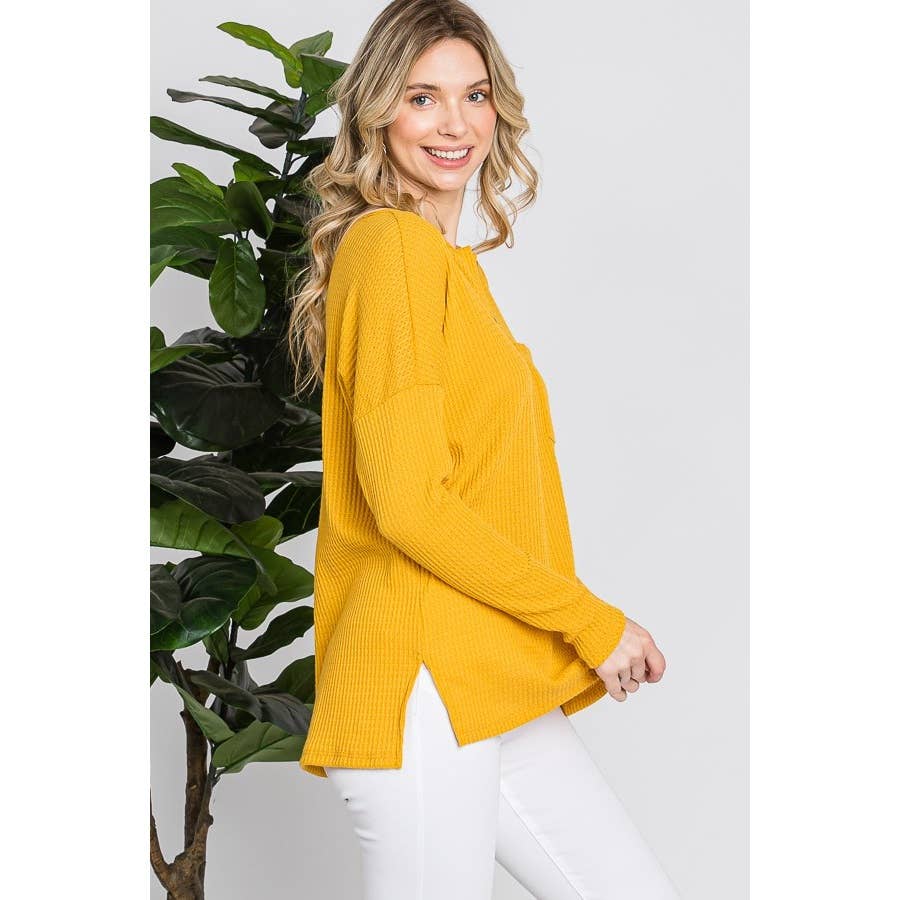 Mustard Button top