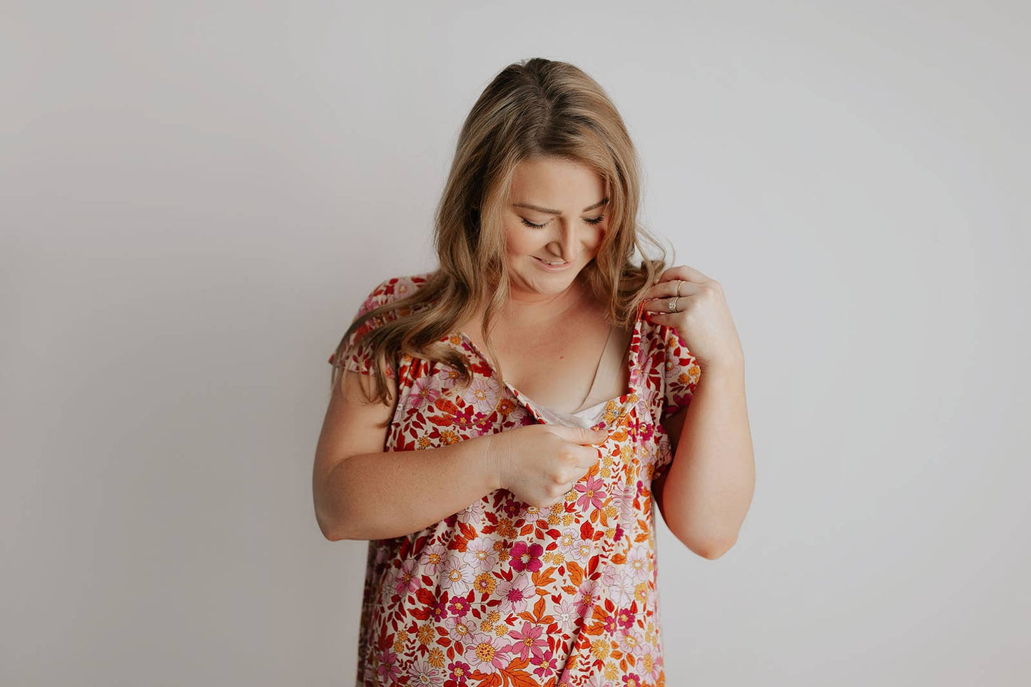 Wild Child Maternity Mommy Labor & Delivery/Nursing Gown