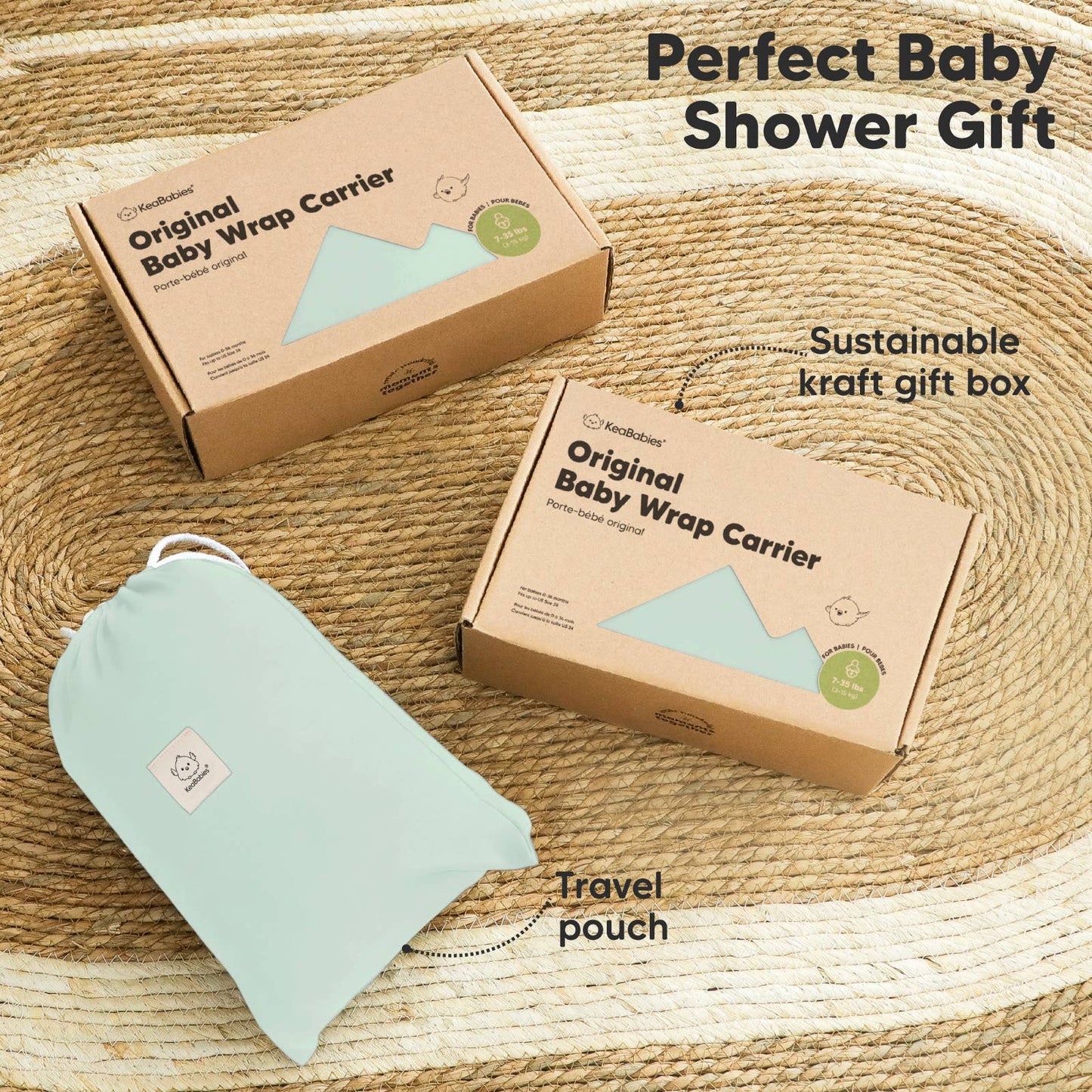 Mint KB OG Baby Wrap Carrier