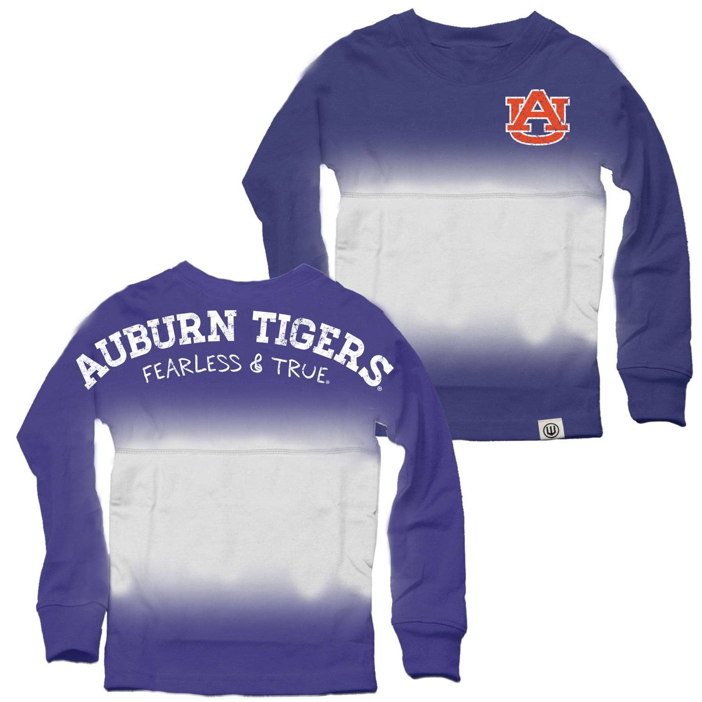 Auburn Tigers Girl's Dip Dyed Spirit Tee
