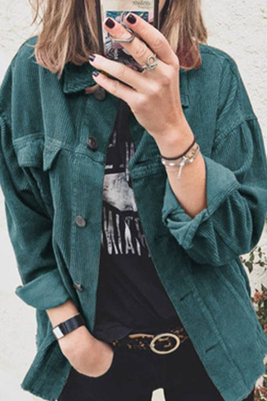 Corduroy Jacket Shacket Women