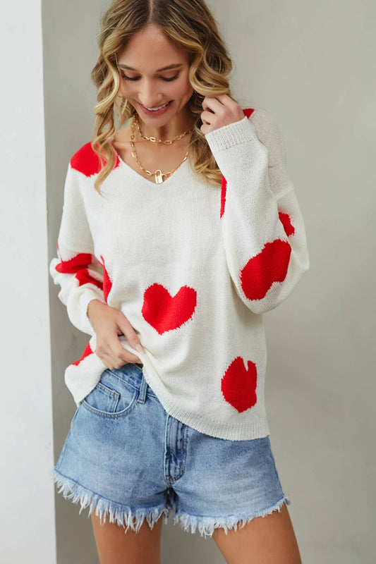 SW220 MULTI HEART SWEATER