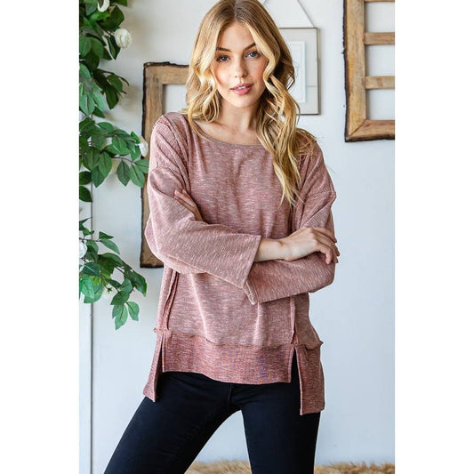 Oversized Sweatshirt Cord Slouchy Fit