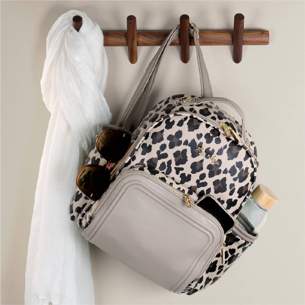 Leopard Itzy Mini Plus™ Backpack Diaper Bag