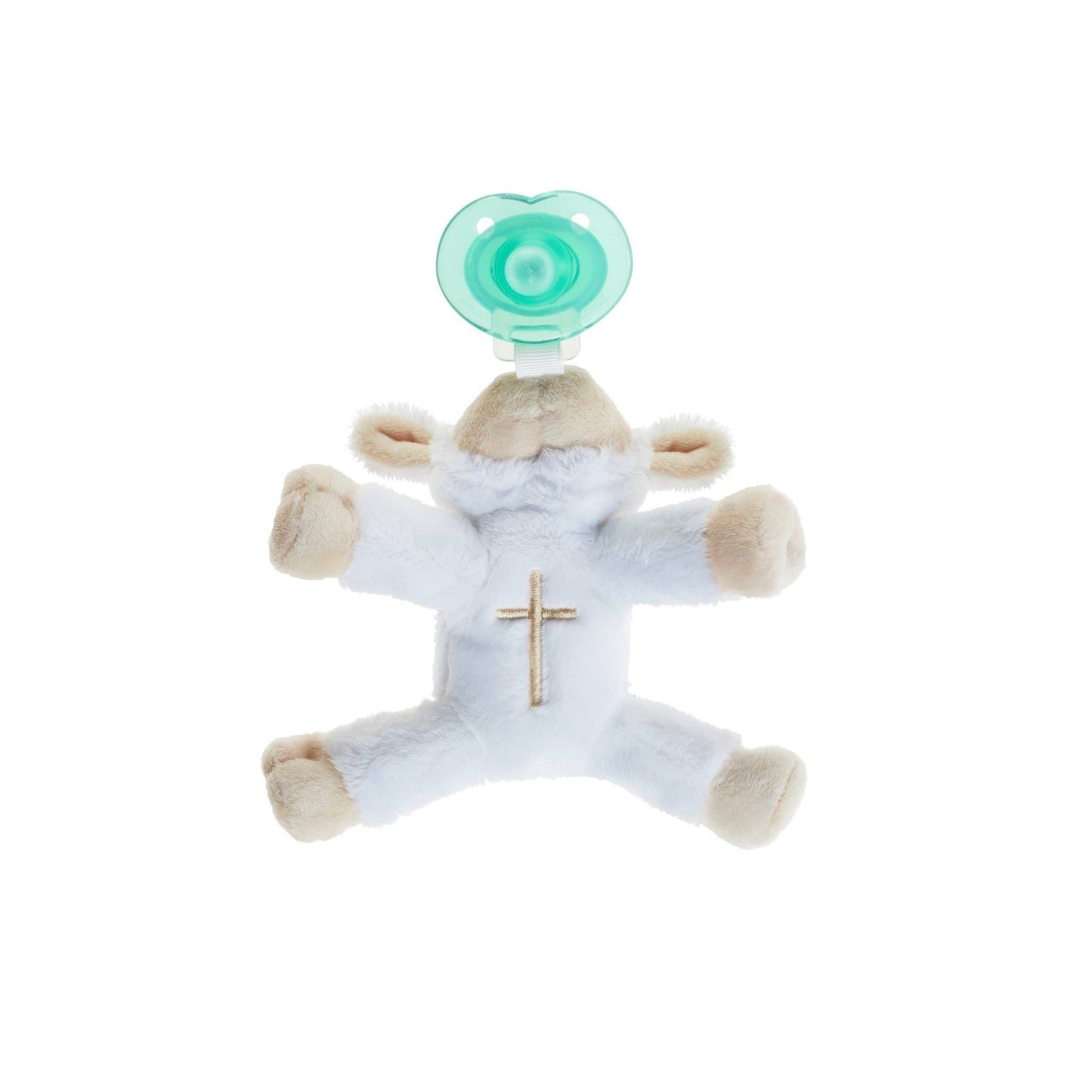 Paci-Plushies Buddies - Lovie Lamb (with Cross)