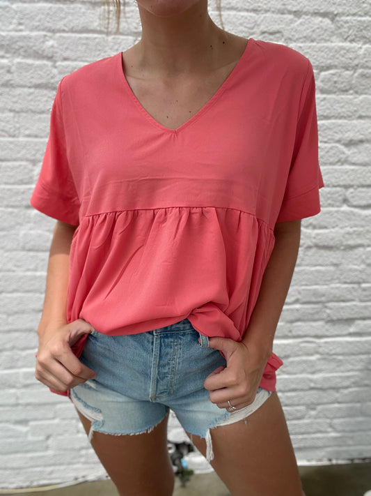 Zenana Watermelon Top