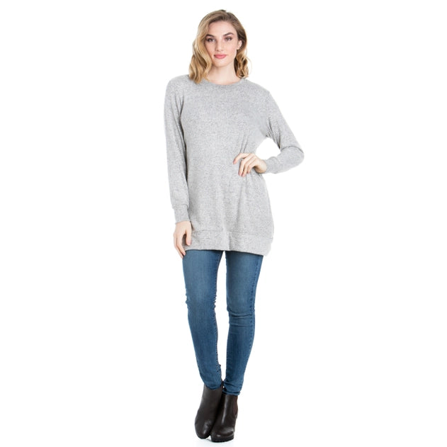 Long Sleeve Oversized Pullover Sweater Tunic