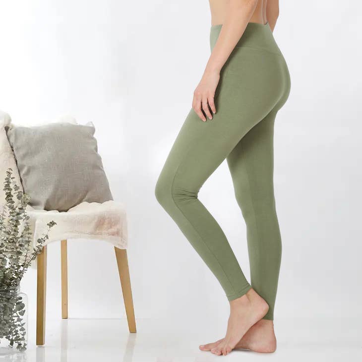 Tummy control shaping leggings (premium cotton)