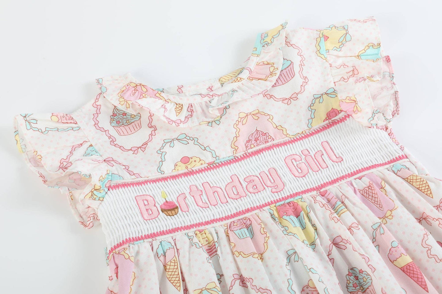 Birthday Girl Smocked Dress