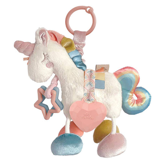 Unicorn Link & Love™ Activity Plush w/Teether Toy