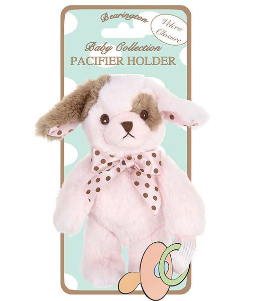 Wiggler Pink Dog Pacifier Holder