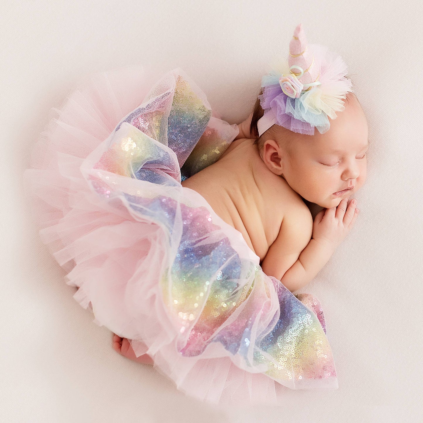 Unicorn Newborn Baby Girl Tutu Set