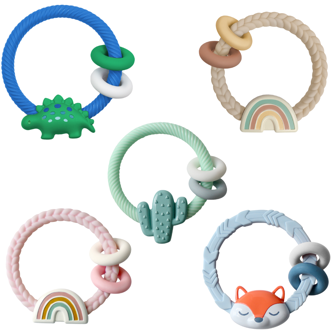 Ritzy Rattle™ Silicone Teether Rattles