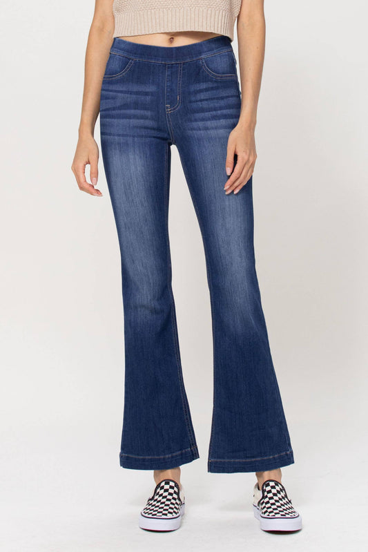 AB35324DK-30 Dark Wash Flared Jegging (30" Inseam)